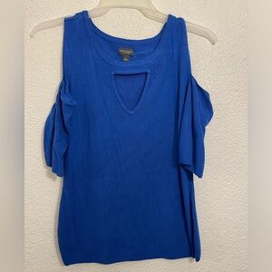 Bold Elements Royal Blue Sweater Top size Large